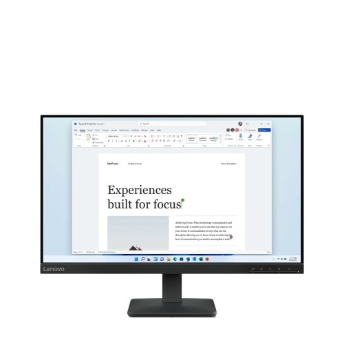 Lenovo L24-4e 23.8"FHD IPS 100Hz 250nits AG HDMI, VGA Raven Black