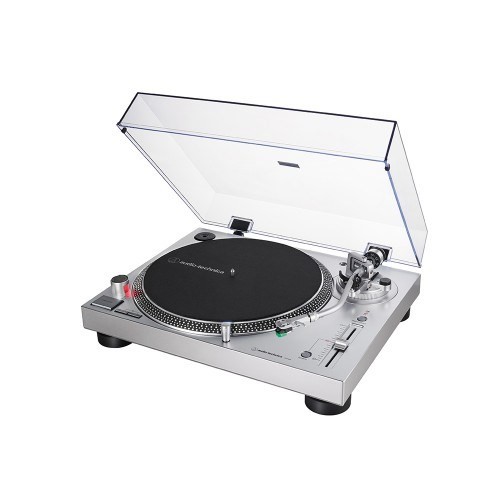 Gramofon Audio-Technica AT-LP120X napęd bezpośredni srebrny