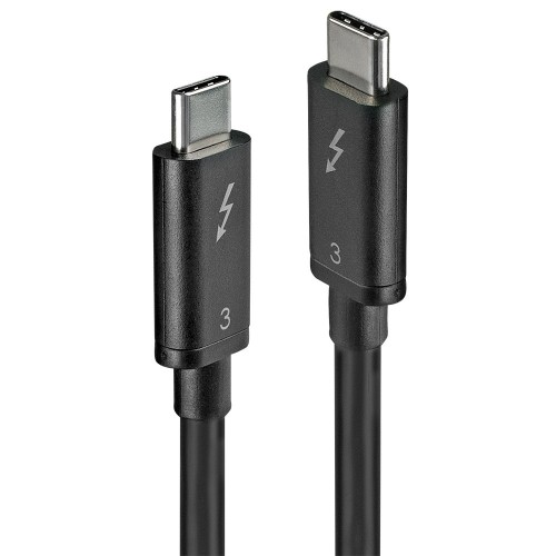 Zdjęcia - Kabel Lindy 41555  USB USB 3.2 Gen 1  0,5 m USB C Czarny (3.1 Gen 1)