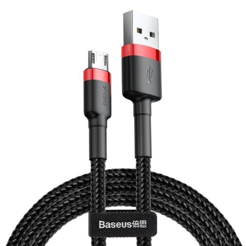 Фото - Кабель BASEUS Kabel USB do Micro USB  Cafule 1.5A 2m  (czerwono-czarny)