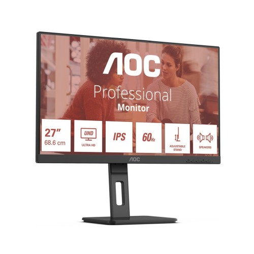 Monitor AOC 68,6cm (27") U27E3UF 16:09 2xHDMI+DP+USB 4K Lift