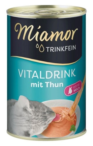 Zdjęcia - Karma dla kotów Miamor Vitaldrink Z Tuńczykiem Puszka 135g 