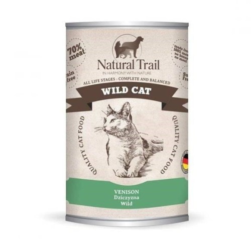 Фото - Корм для кішок Natural Trail Cat Wild Venision puszka 400g 