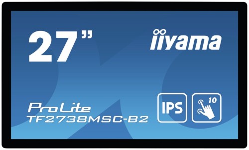 iiyama ProLite TF2738MSC-B2 monitor komputerowy 68,6 cm (27") 1920 x 1080 px Full HD LED Ekran dotykowy Przeznaczony dla...