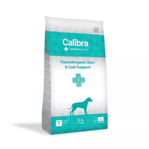 Zdjęcia - Karm dla psów Calibra Veterinary Diets Hypoallergenic Skin & Coat Support - karm 