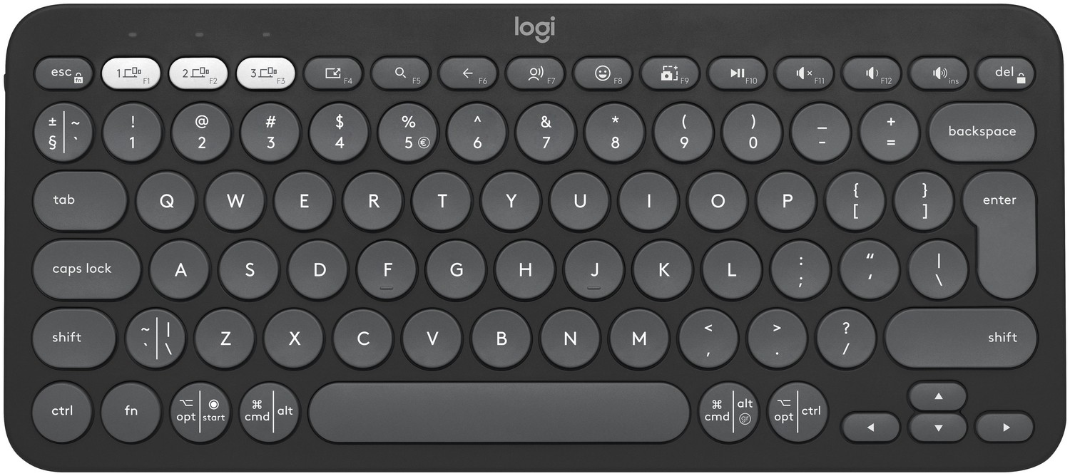 Logitech Klawiatura Pebble Keys K380s Grafitowy Rozmiar 2 Kl-Log-239