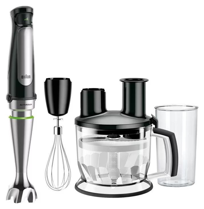 Braun Multi Quick Mq7075x Czarno-Srebrny Rozmiar 7 Agdm-Ble-Bra-046