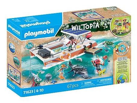 Zdjęcia - Klocki Playmobil  konstrukcyjne  Wiltopia 71623 Badanie rafy koralowej DZI-ZKLO-PML-0737 