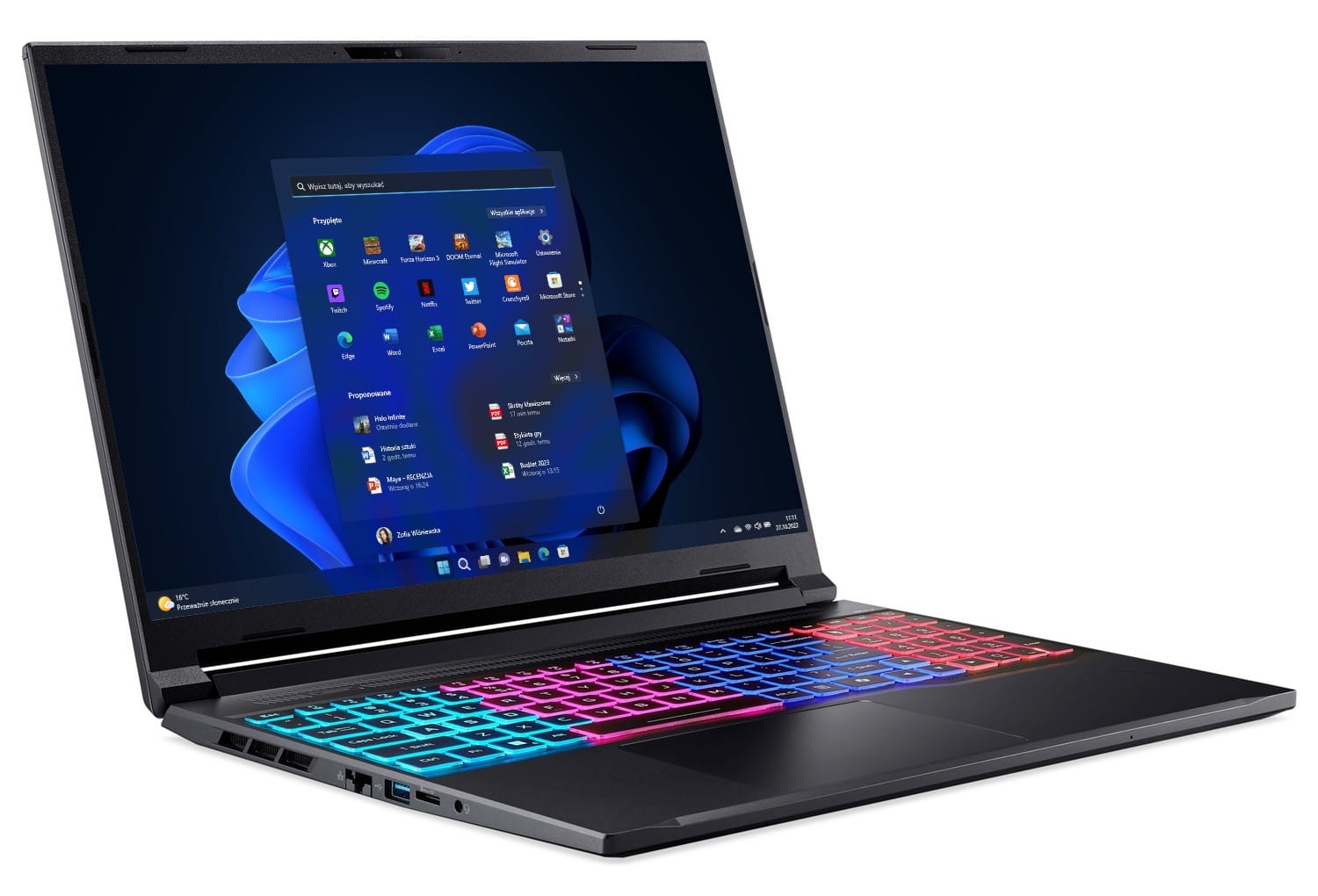 Acer Nitro V 16S AI – Ryzen AI 7 350 | 16'' | 16GB | 1TB | W11P | RTX 5050