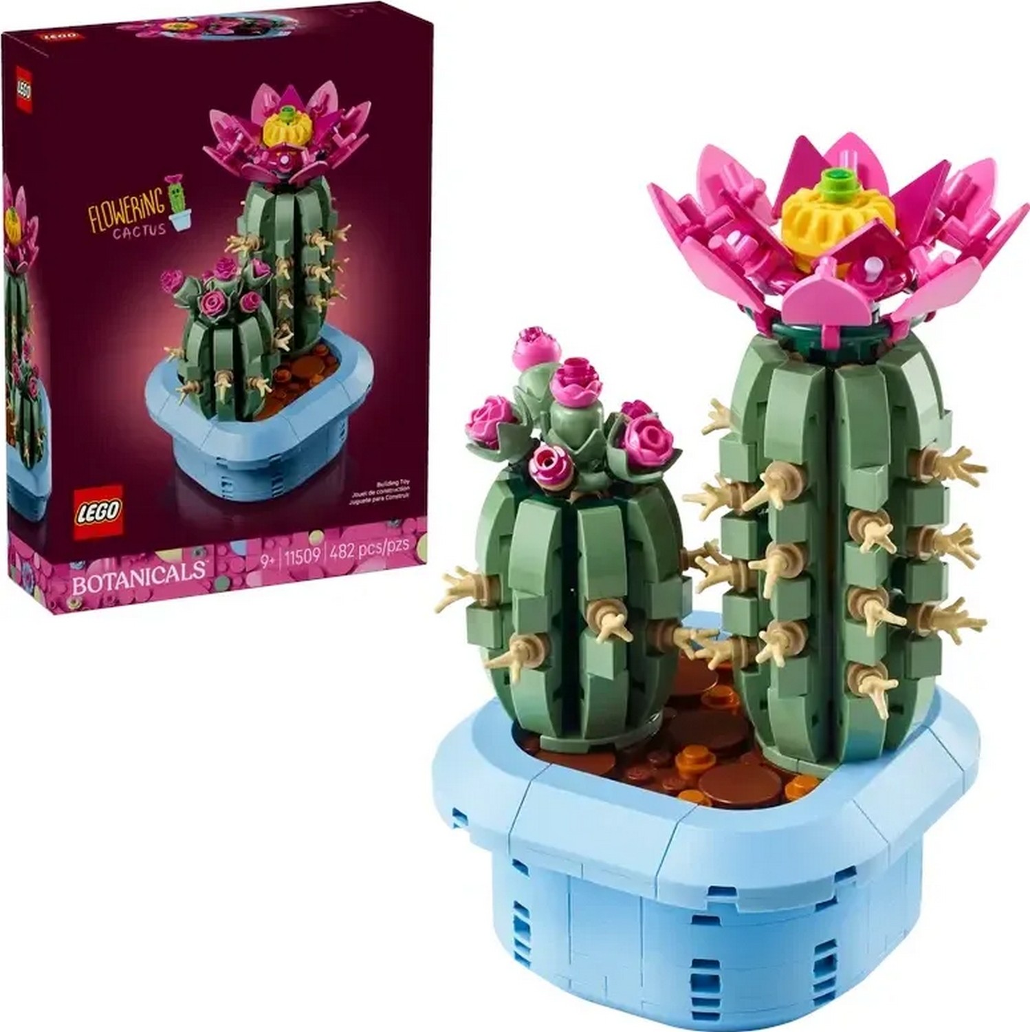 Klocki konstrukcyjne LEGO Botanicals 11509 Kwitnący kaktus