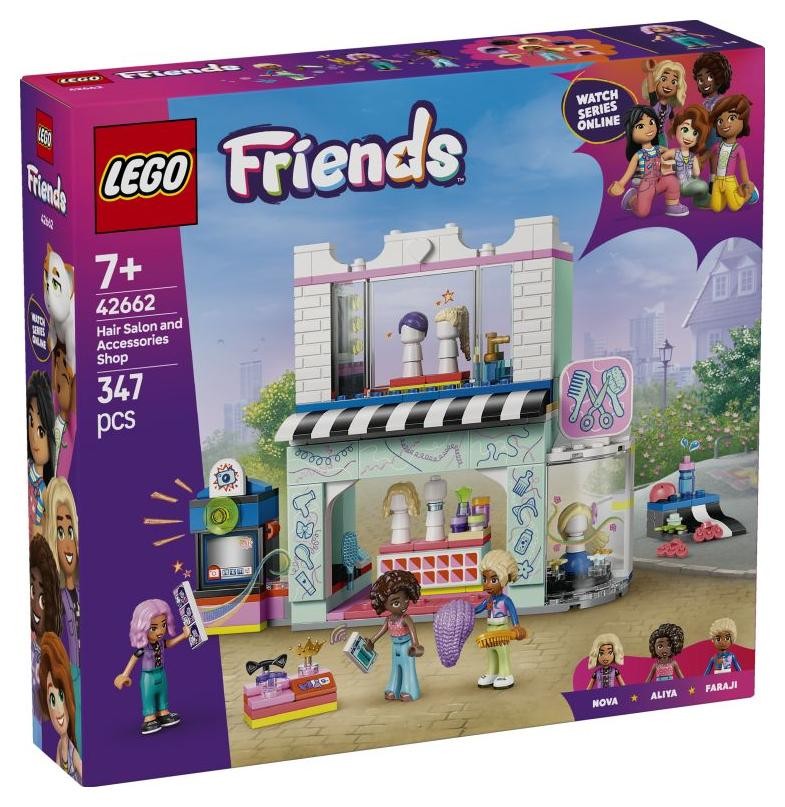 Klocki konstrukcyjne LEGO Friends 42662 Salon fryzjerski i sklep z ozdobami