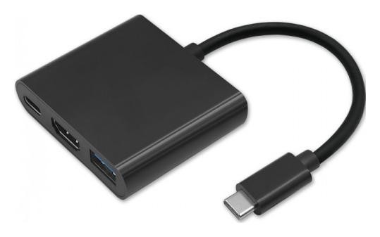 Фото - Кабель Qoltec USB-C 3.1 3w1 | USB 3.0 | HDMI 4K | USB-C 3.1 PD 100W USB-QOL-013 