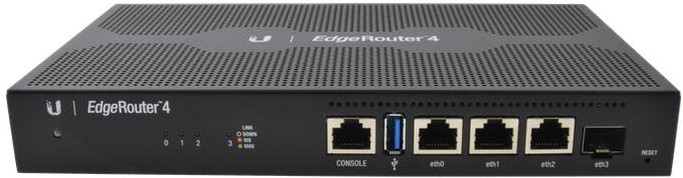   Ubiquiti EdgeRouter 4 ruter Gigabit Ethernet Czarny