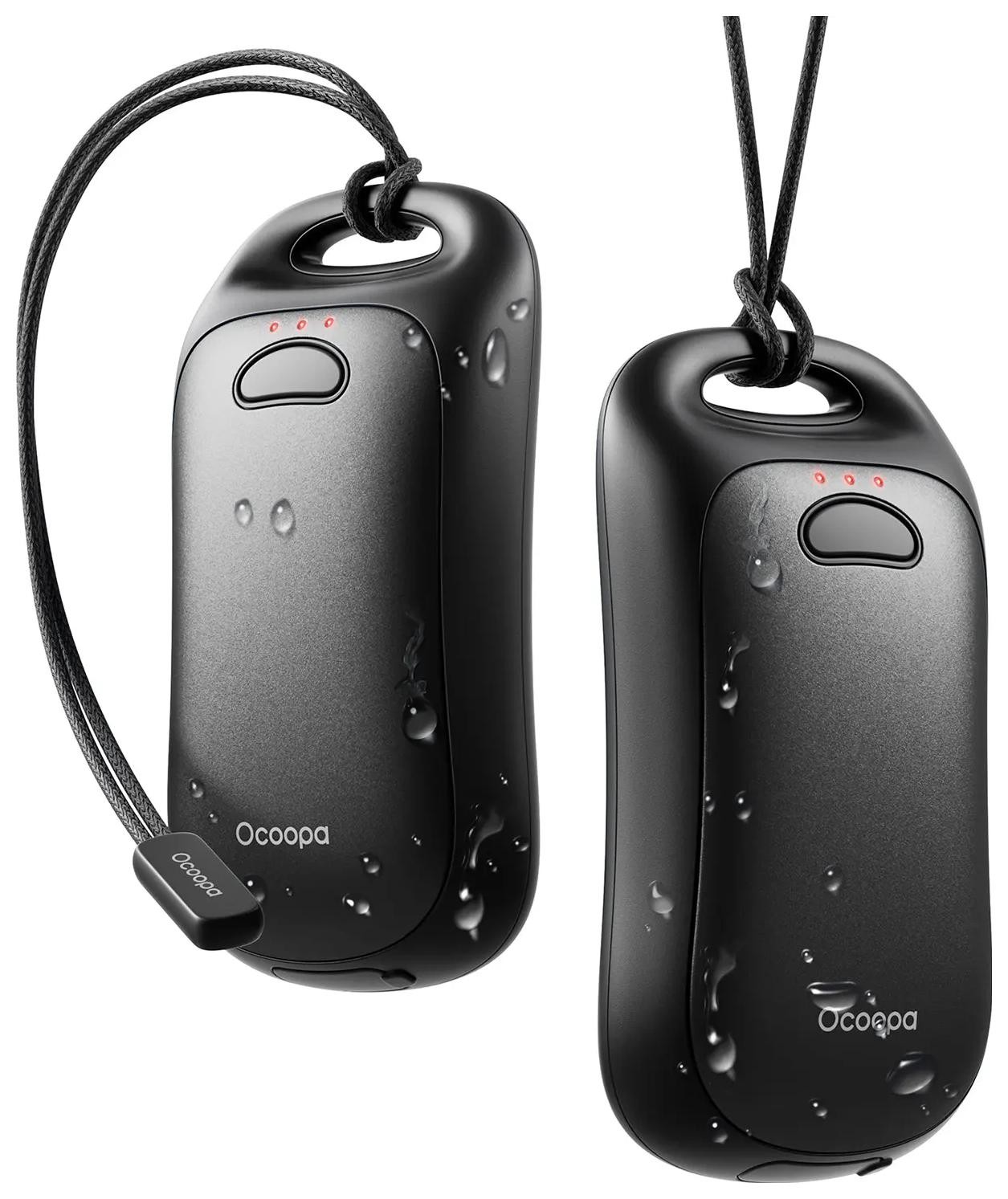 Ocieplacz dłoni Ocoopa UT4 Urban, 2x 3000 mAh, do 2*9h, 10W, IP45, czarny