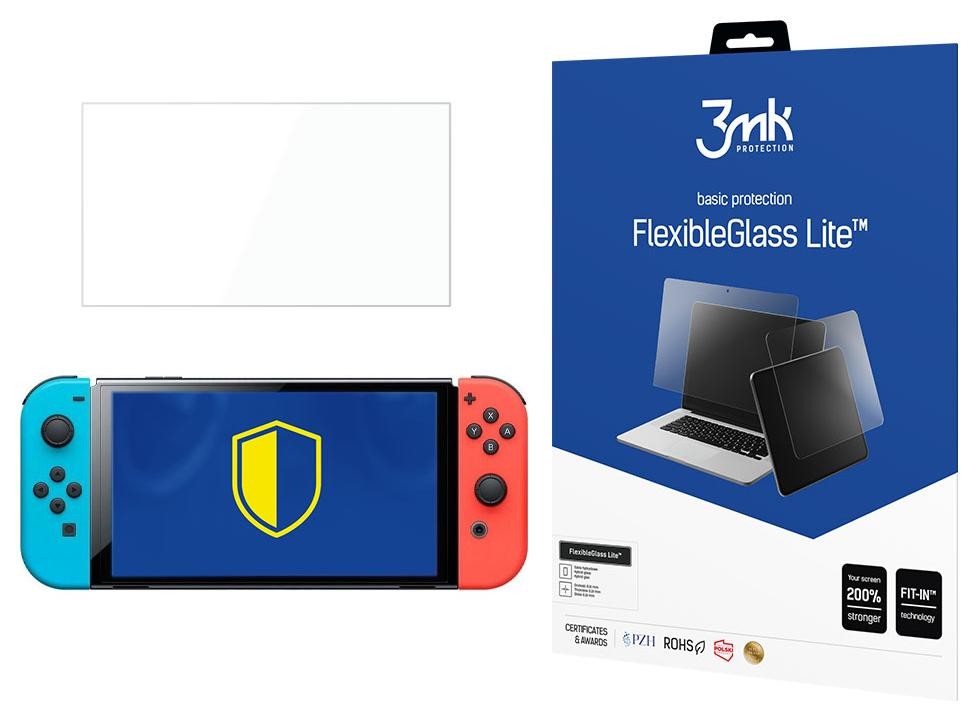 Фото - Захисне скло / плівка 3MK FlexibleGlass Lite 8.3'' do Nintendo Switch Oled GS-FOL--3763 