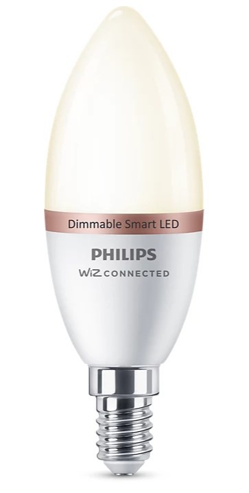 Фото - Лампочка Philips Żarówka led  Smart E14 C37 4,9 W , regulowana jasność ELE-LED (40 W)