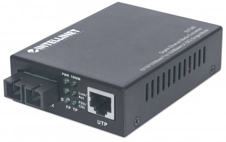 Zdjęcia - Pozostały sprzęt sieciowy INTELLINET Media konwerter gigabit RJ45 na SC NET-WRPA-INN-013 