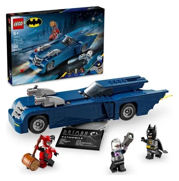 Zdjęcia - Klocki Lego  konstrukcyjne  Super Heroes 76274 Batman z batmobilem kontra Harley Quinn i Mr. Freeze DZI-ZKLO-LGO-1679 