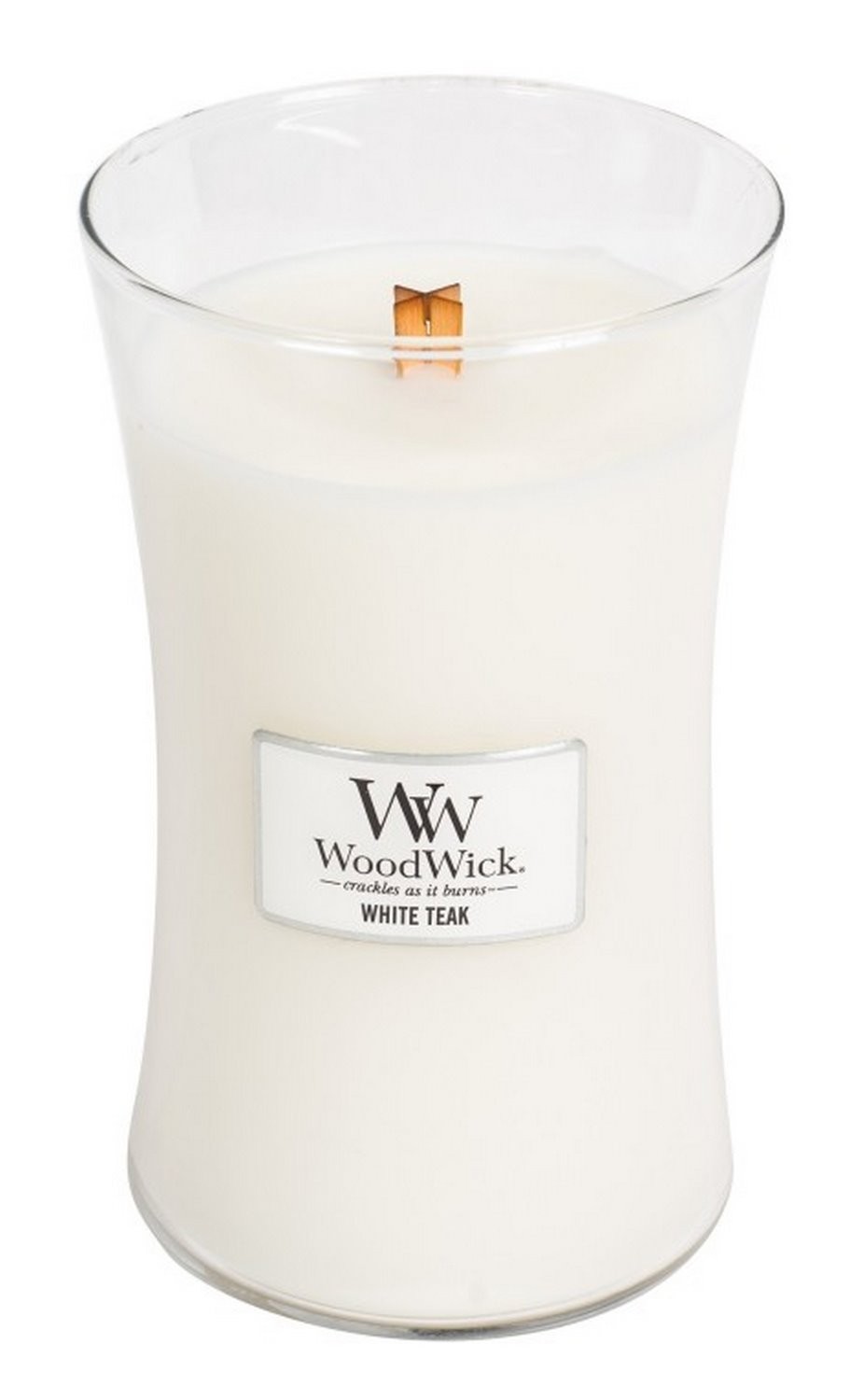 Świeczka duża WoodWick White Teak Świeca Duża 610g