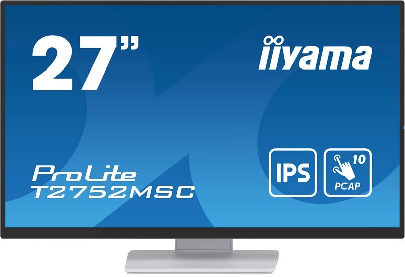 Фото - Монітор Iiyama iiyamaT2752MSC-W1 10 PKT. POJ,IPS,HDMI,DP,2x2USB,2x1W400cd/m2,7H MON (3.2)