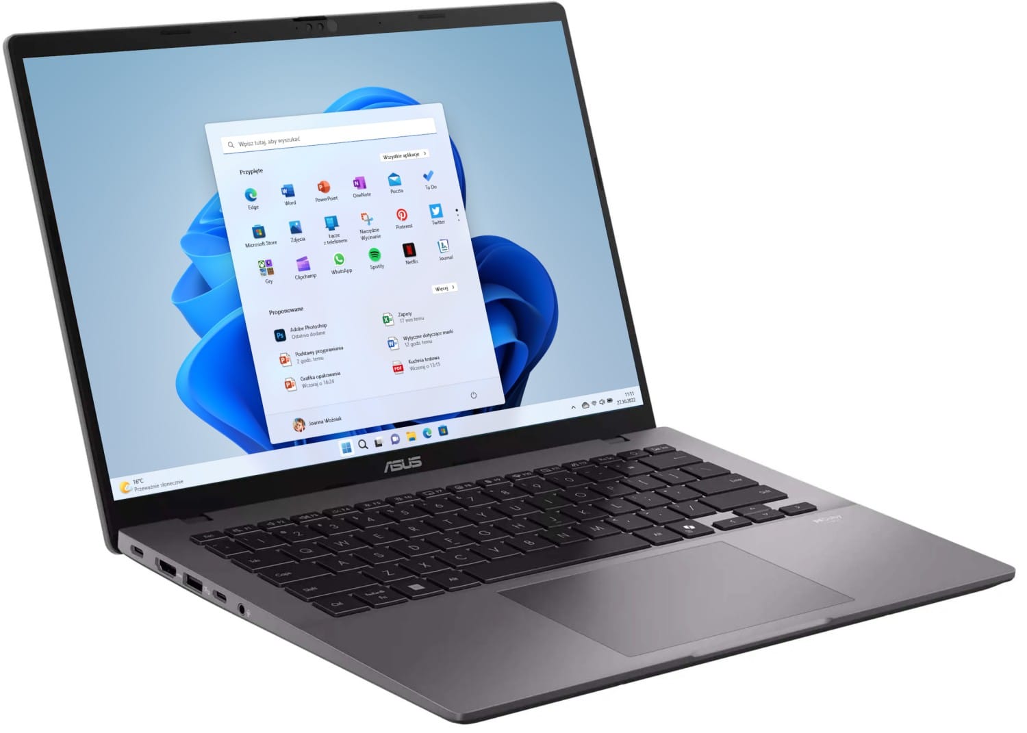 ASUS Vivobook S14 S3407AA-SF012W - Ultra 7 355 | 14'' OLED | 16GB | 512GB | W11H | Szary