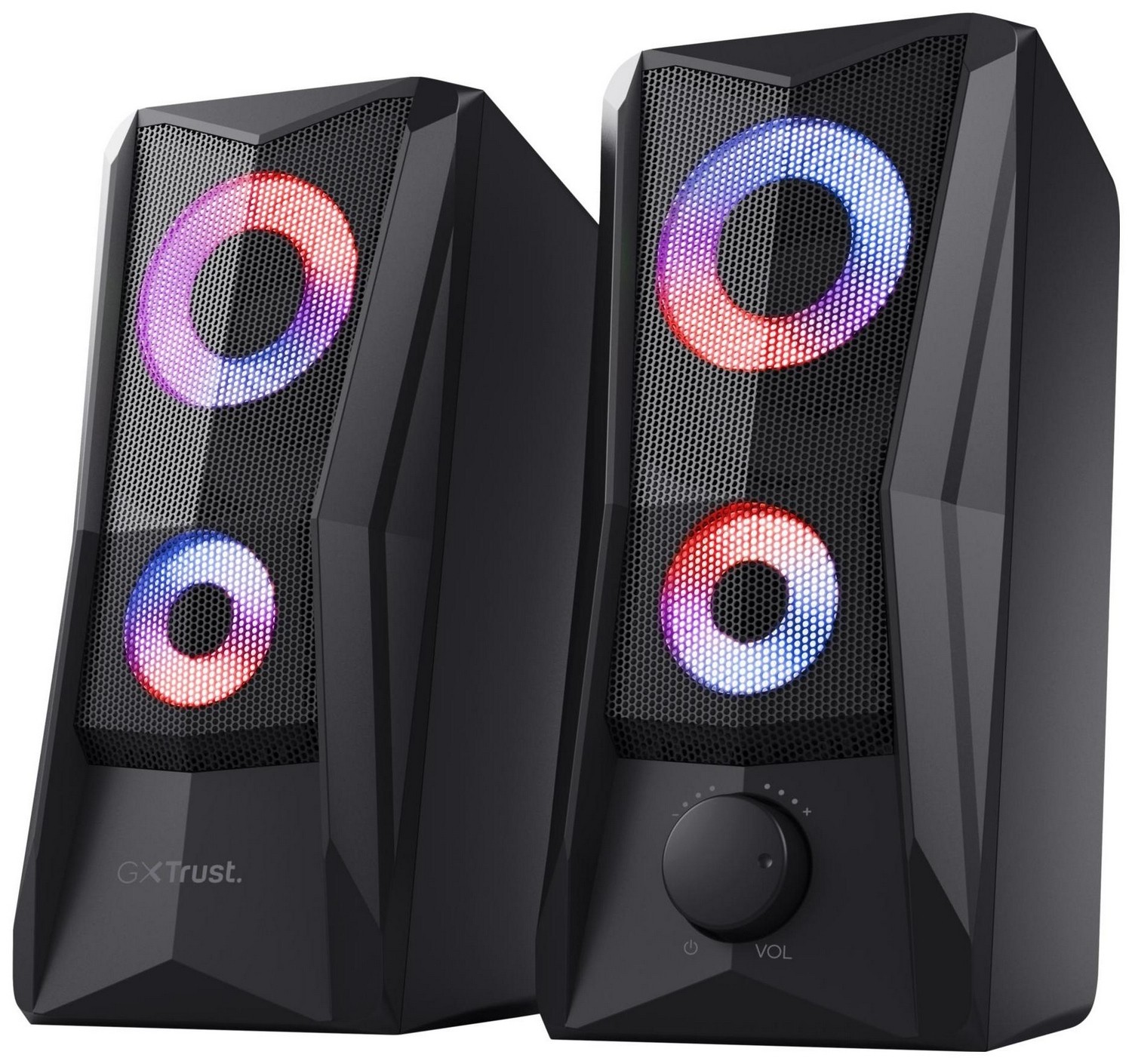 Trust GXT606B JAVV RGB SPEAKER SET Czarne