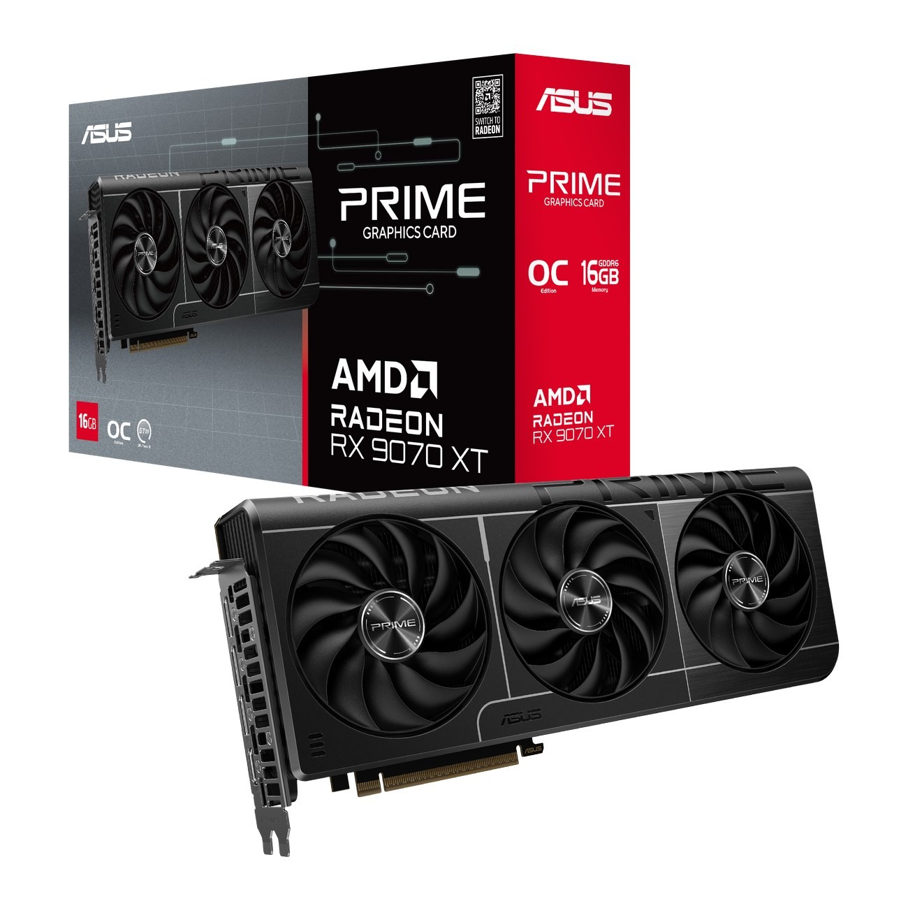 ASUS Radeon RX 9070 XT PRIME 16GB OC