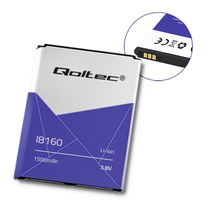 Фото - Акумулятор для мобільного Qoltec Bateria do Samsung Galaxy S3 mini | i8190 | 1500mAh GS-B-QOL-192 