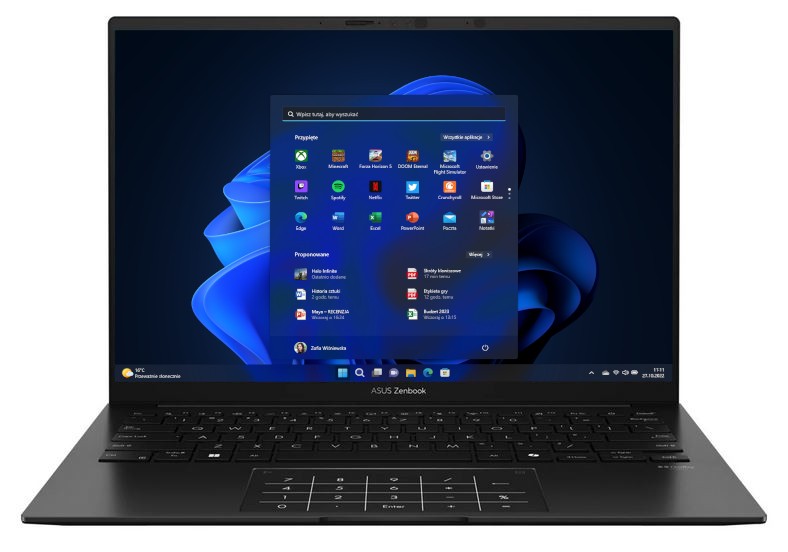 ASUS ZenBook 14 OLED UM3406GA-QD054W - Ryzen AI 7 445 | 14'' | 16GB | 512GB | W11P | Czarny