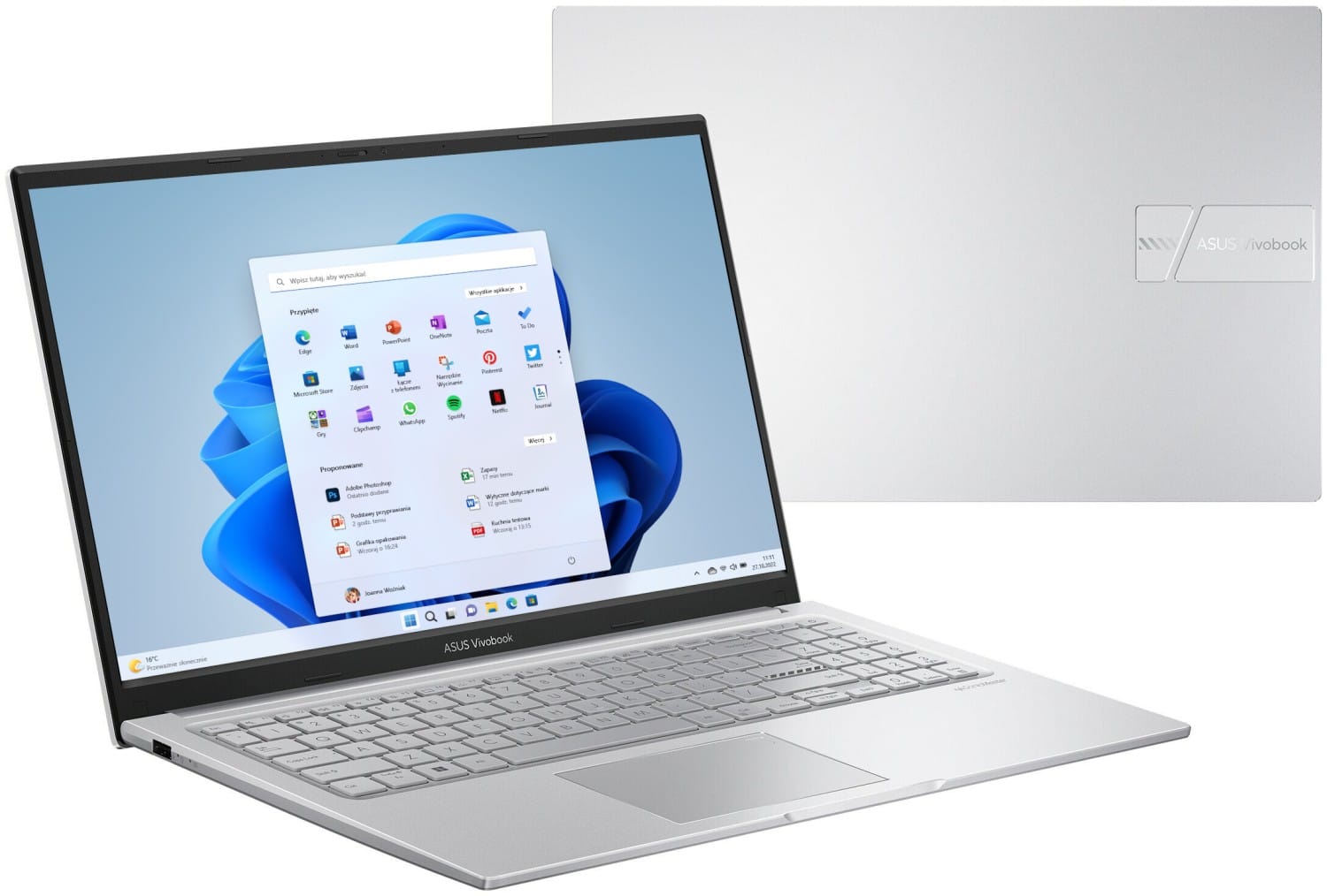ASUS VivoBook 15 X1504VA-BQ4298W - Core 7 150U | 15,6'' | 24GB | 1TB | W11H | Srebrny