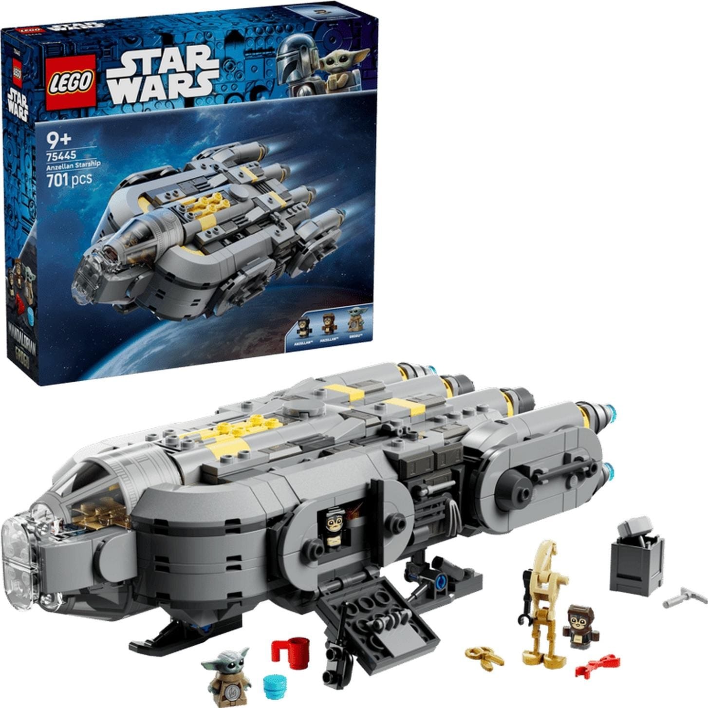 Klocki konstrukcyjne LEGO Star Wars 75445 Anzellański statek gwiezdny