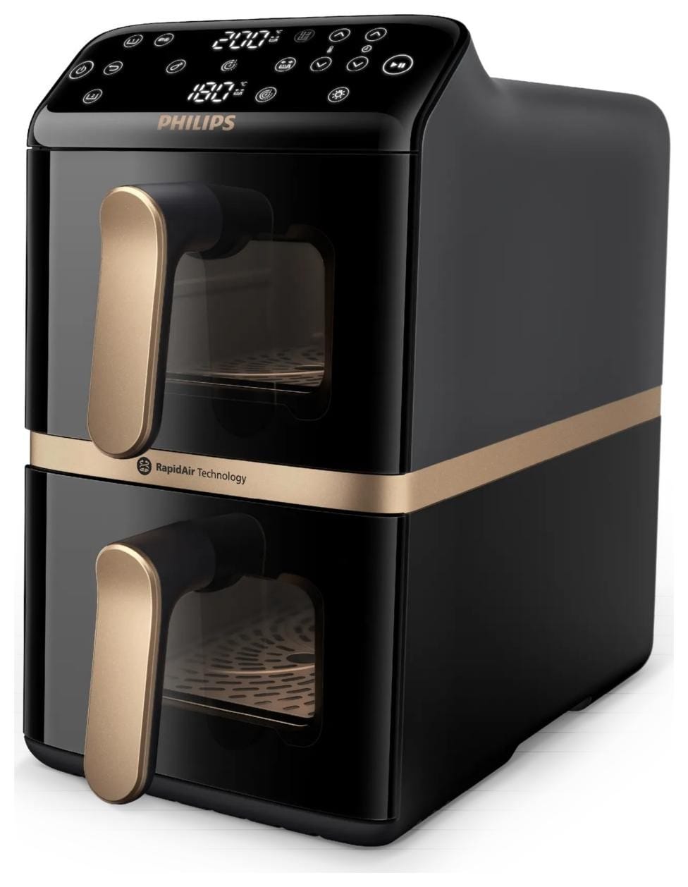 Beztłuszczowa Philips Ovi Stacked Dual Basket 4000 NA462/70 10 l