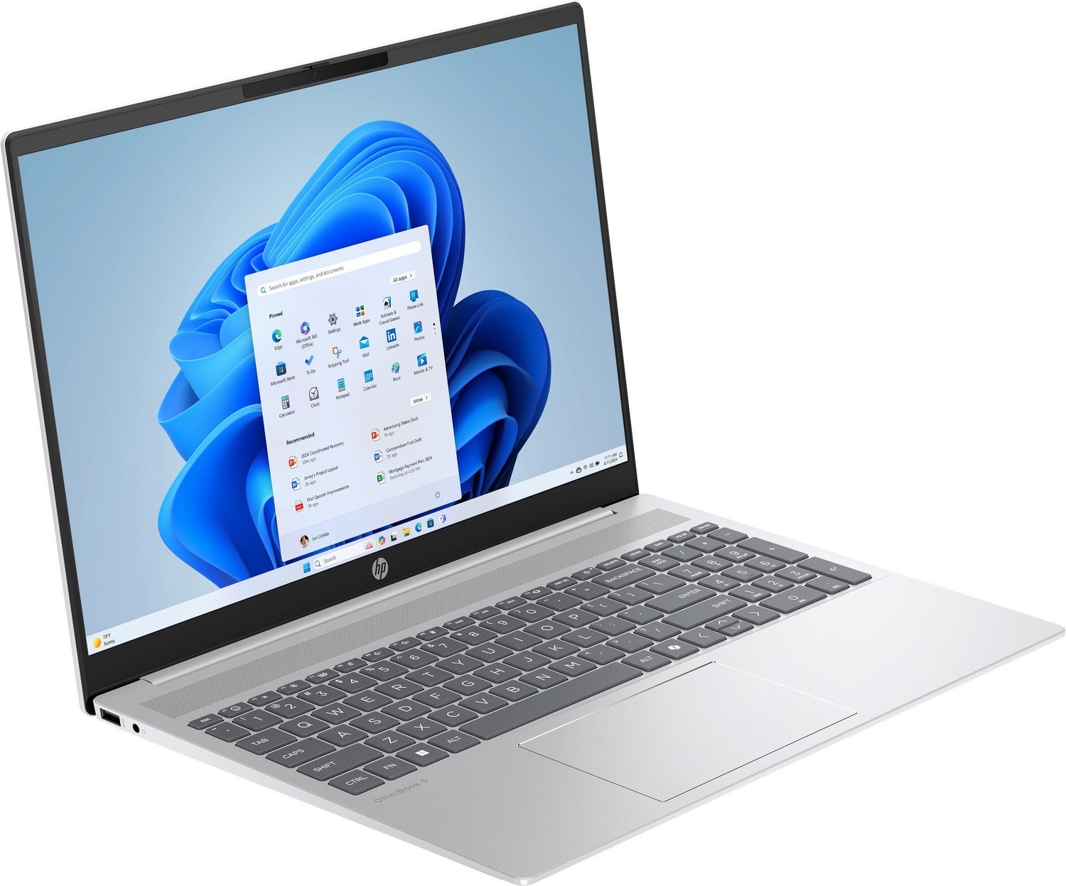 HP OmniBook 5 AI 16 - Ultra 7 255U | 16'' OLED | 16GB | 512GB | W11H | Srebrny