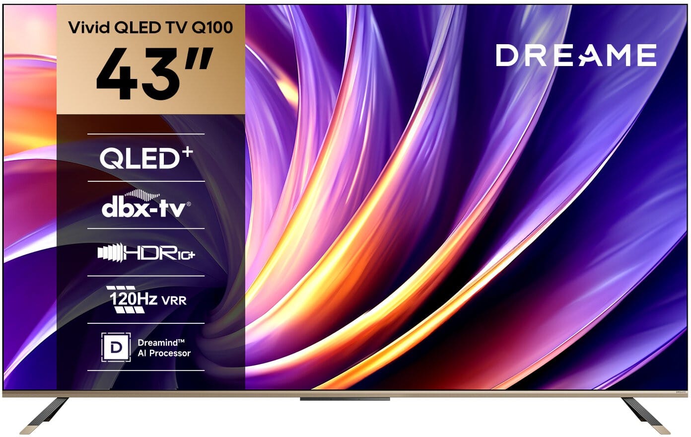 DREAME 43Q100 43'' QLED 4K 120Hz GoogleTV