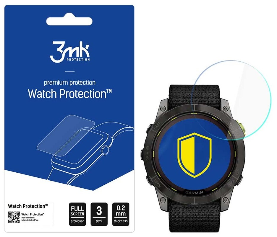 Фото - Захисне скло / плівка 3MK Szkło ochronne  Watch Protection FlexibleGlass Lite do Garmin Enduro 2 
