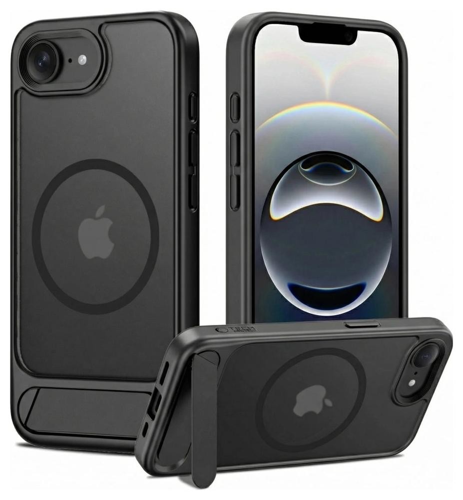 Etui typu plecki Tech-Protect Magstand Magsafe iPhone 16E/17E matte black