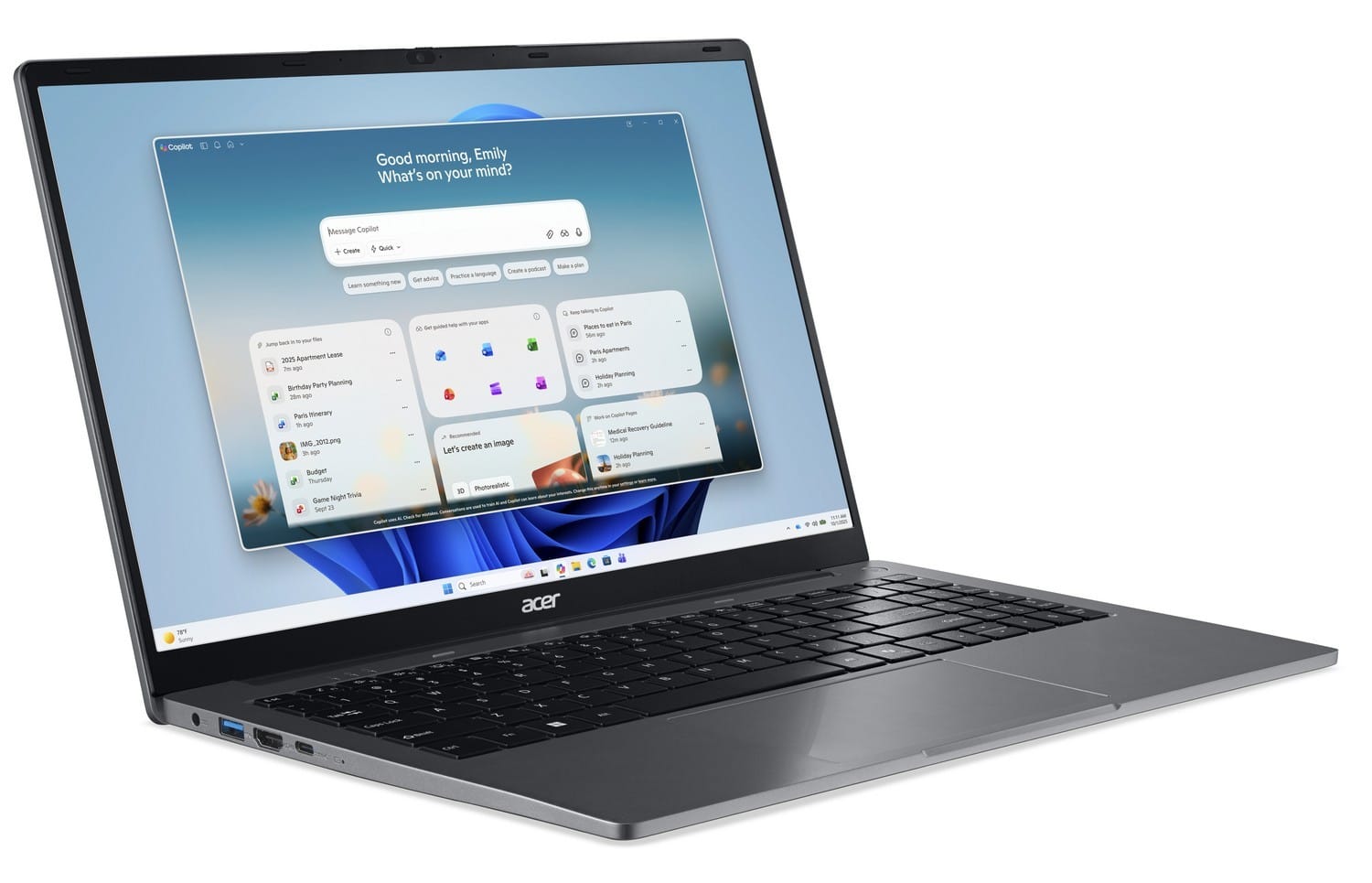 Acer Aspire Lite AL15 AMD Ryzen 3 5400U | 15,6'' | 8GB | 512GB | W11H