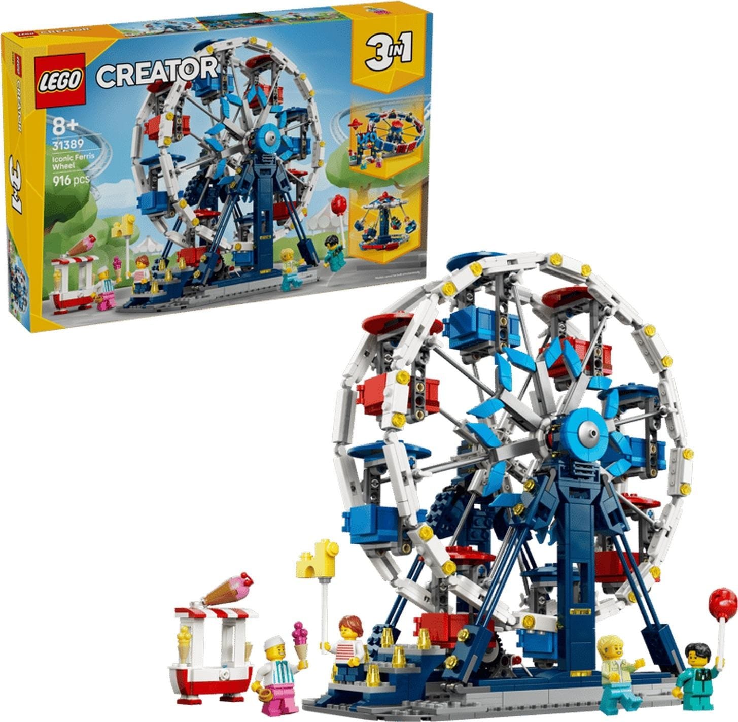 Klocki konstrukcyjne LEGO Creator 31389 Kultowy diabelski młyn