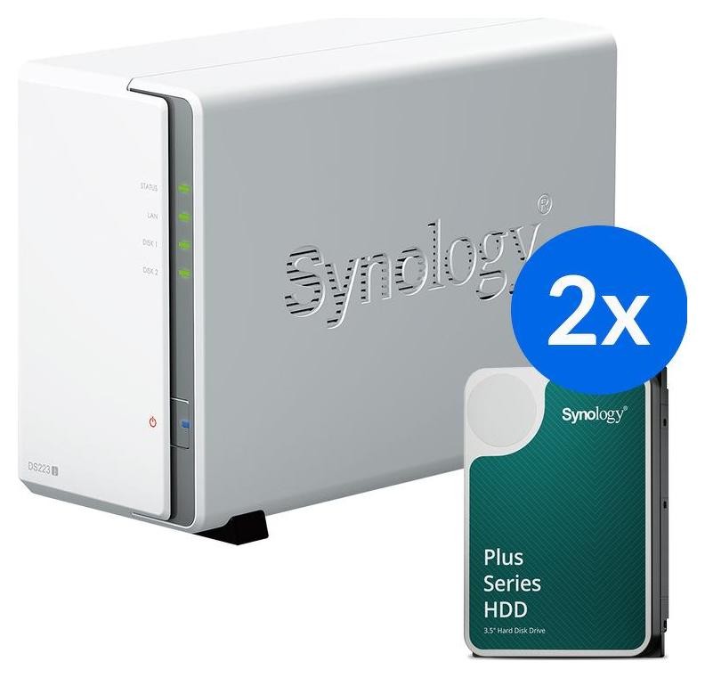 Synology DS223J+2x HAT3310-12T (2x 12TB)