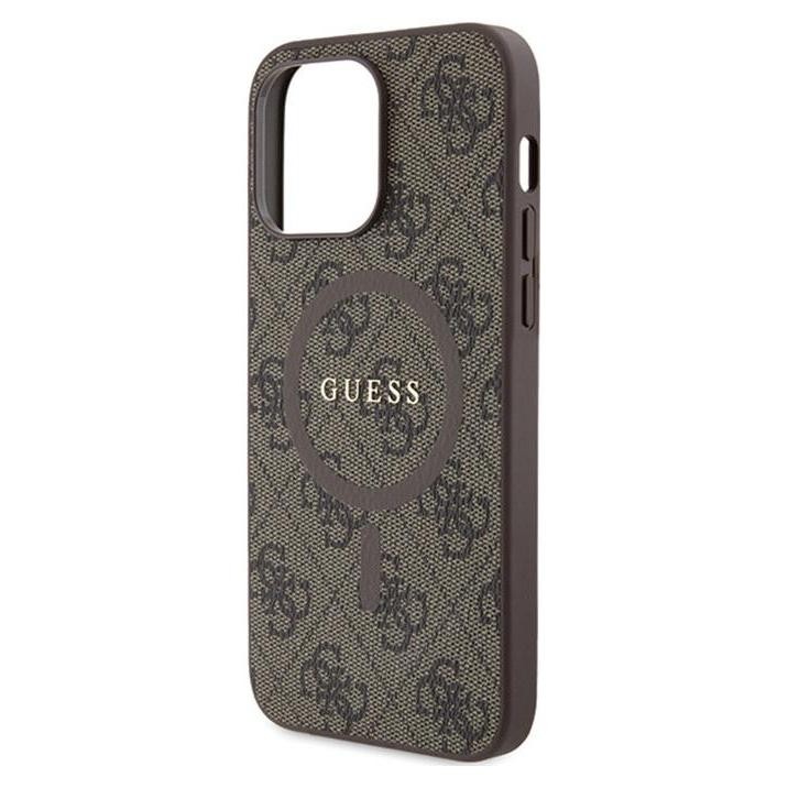 Фото - Чохол GUESS 4G Collection Leather Metal Logo MagSafe - Etui iPhone 13 Pro Max (b 
