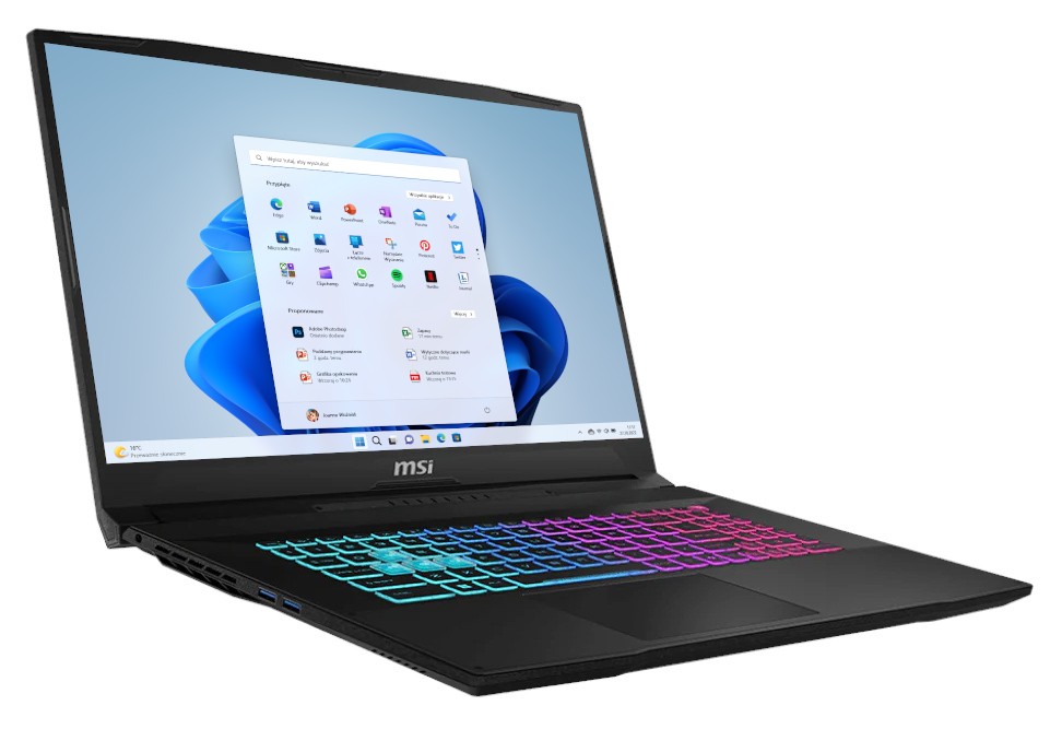 MSI Katana 17 B14WFK-400XPL - i7-14650HX | 17,3'' | 40GB | 2TB | W11H | RTX 5060 | Czarny