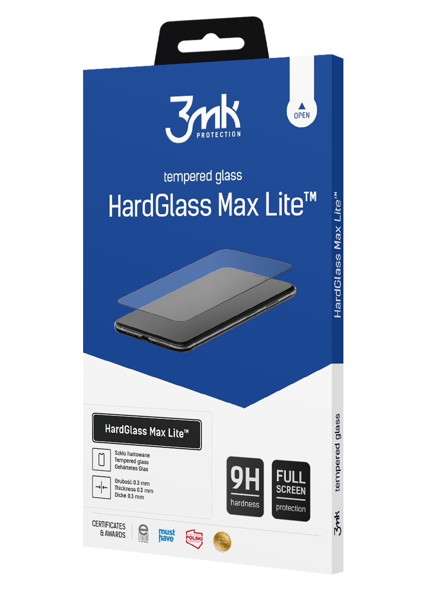 Фото - Захисне скло / плівка 3MK Szkło ochronne  HardGlass Max Lite do Samsung Galaxy A32 4G Black GS-FO 