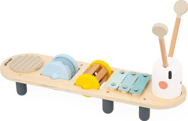 Фото - Розвивальна іграшка Janod Instrumenty zabawka edukacyjna  Sweet Cocoon Dżdżownica Muzyczny Mini 