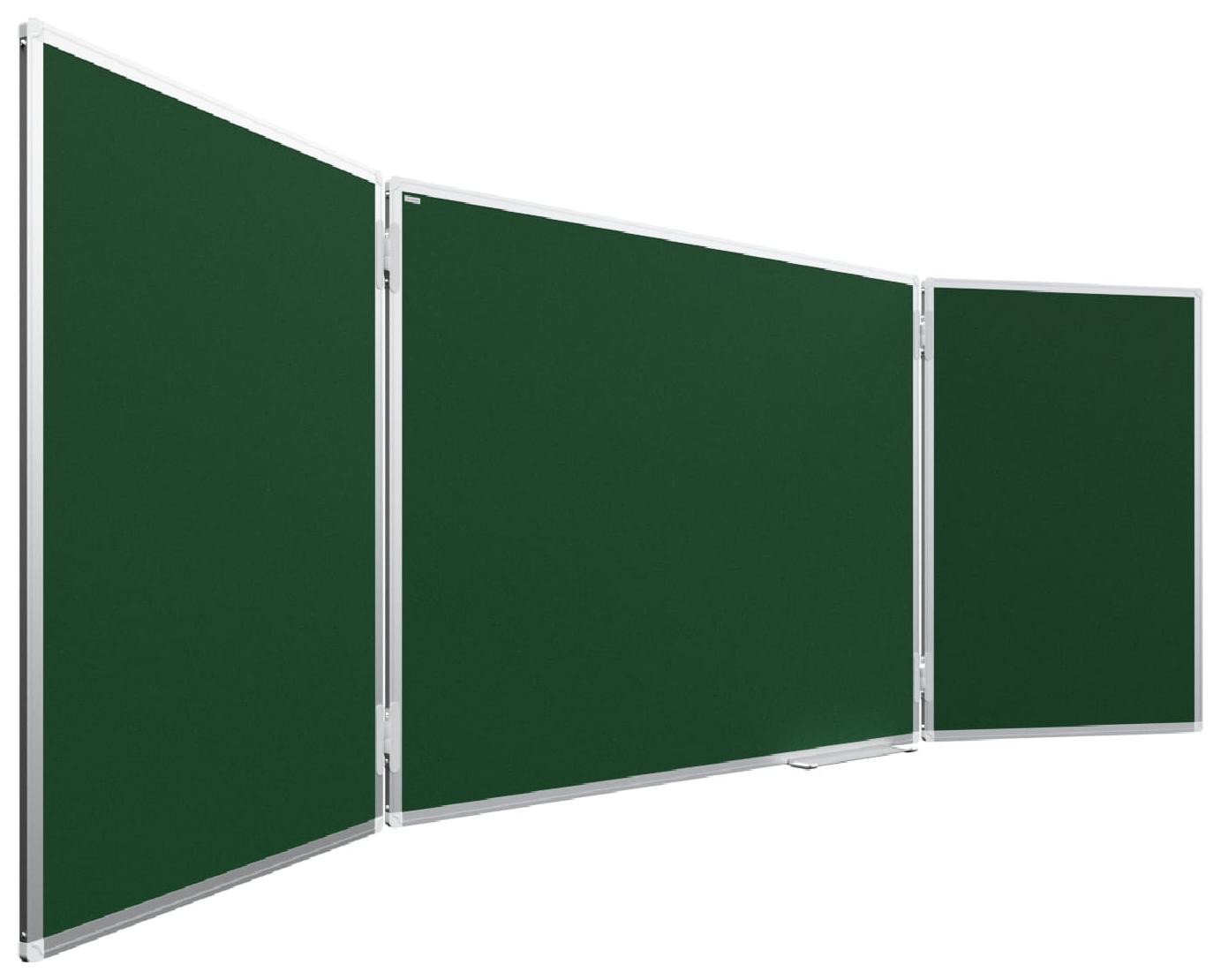 Zdjęcia - Tablica biurowa Allboards Kredowa tryptyk  zielona szkolna typu ''tryptyk'' 120x90 // 240 c 