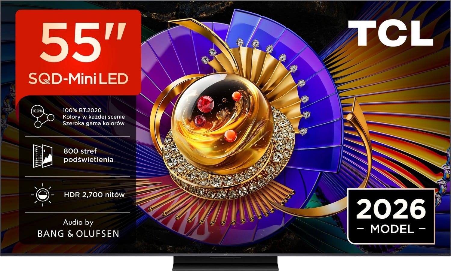 TCL 55C7L 55'' SQD-MiniLED 4K GoogleTV 144Hz 2026