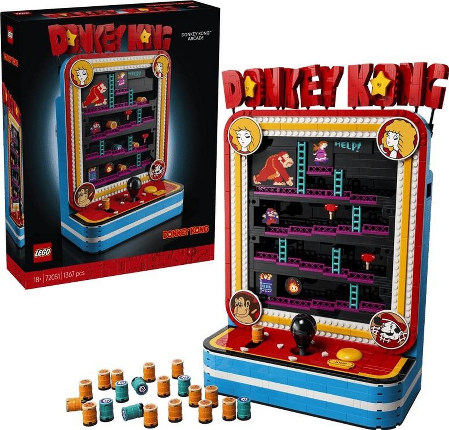 LEGO Super Mario 72051 Automat do gry Donkey Kong