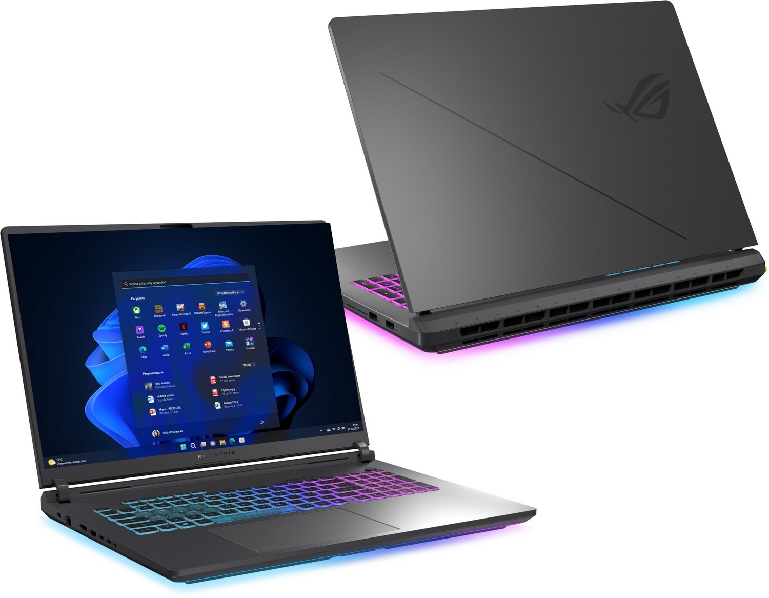 ASUS ROG Strix G18 G815LR-U9R321X - Ultra 9 290HX | 18'' 300Hz 2,5K | 32GB | 1TB | W11P | RTX5070Ti