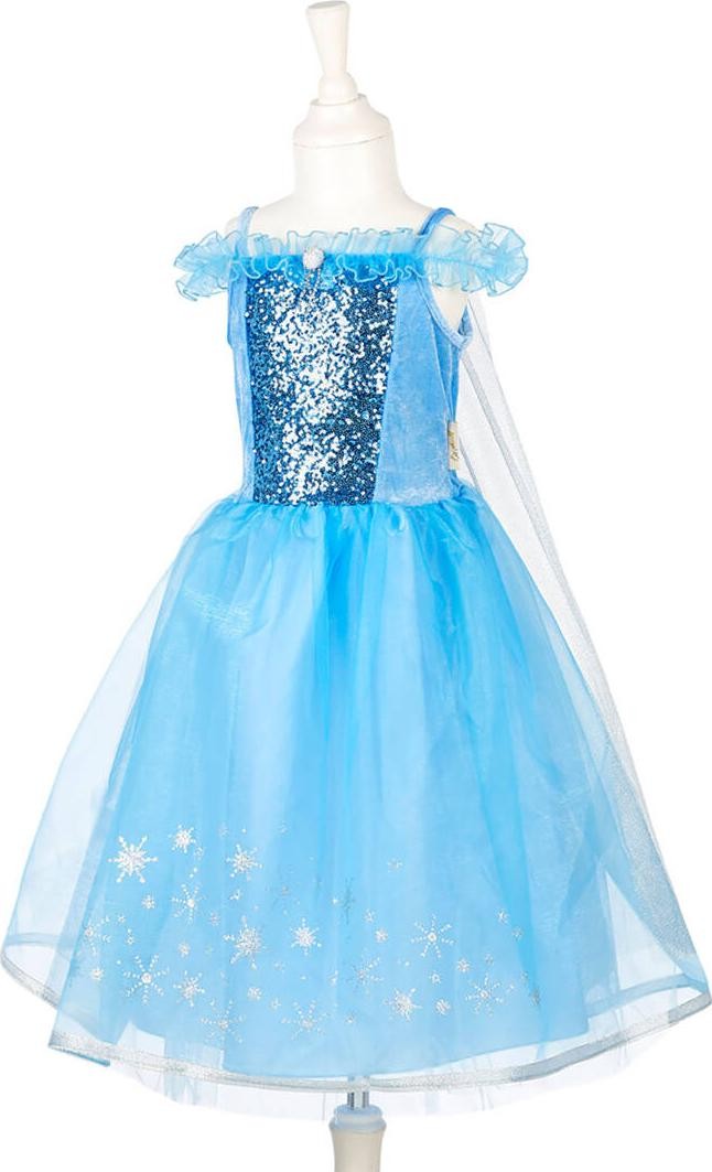 Zdjęcia - Zestaw do zabawy dla dzieci Sukienka Souza! Sukienka Królowej Śniegu z Peleryną 8-10 lat DZI-AKC-SUZA