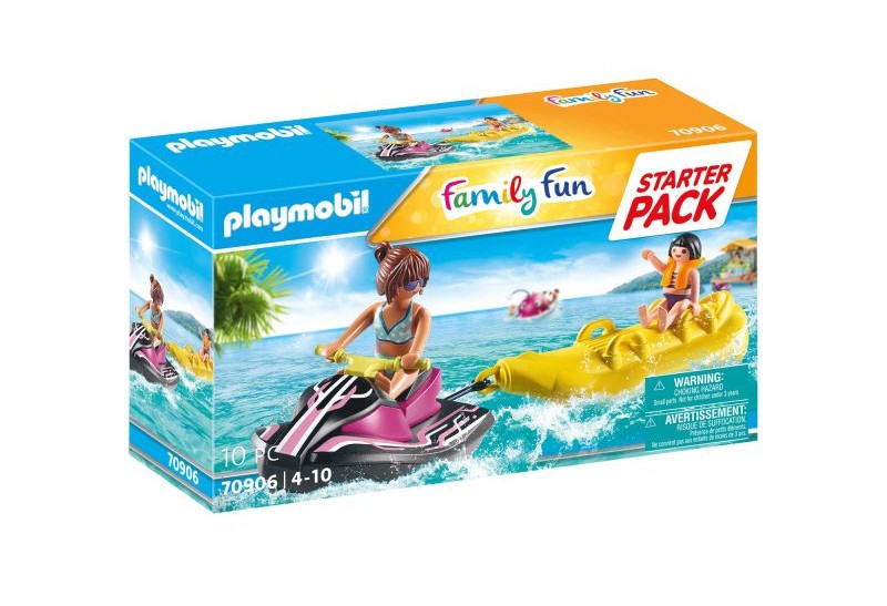 Фото - Конструктор Playmobil Family Fun 70906 Skuter wodny z bananową łodzią DZI-ZKLO-PML-026 