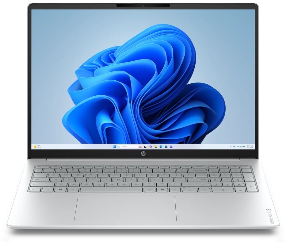 HP OmniBook 3 - Ryzen 7 250 | 16'' 2K OLED | 16GB | 4TB | W11P | Srebrny